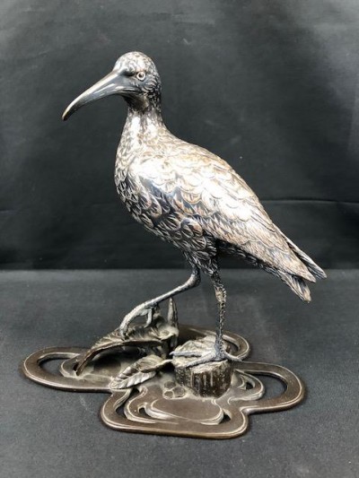 SH Enchères, Sophie Himbaut commissaire-priseur Belle vente vendredi 6 novembre 2026 à 14h akasofu-gyoku-oiseau-en-bronze