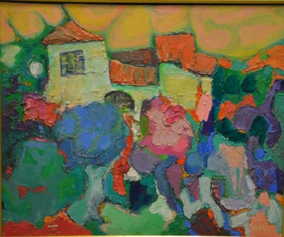SH Enchères, Sophie Himbaut commissaire-priseur Vente de fonds de maison vendredi 18 septembre 2026 à 10h solari-paysage-tableau-moderne